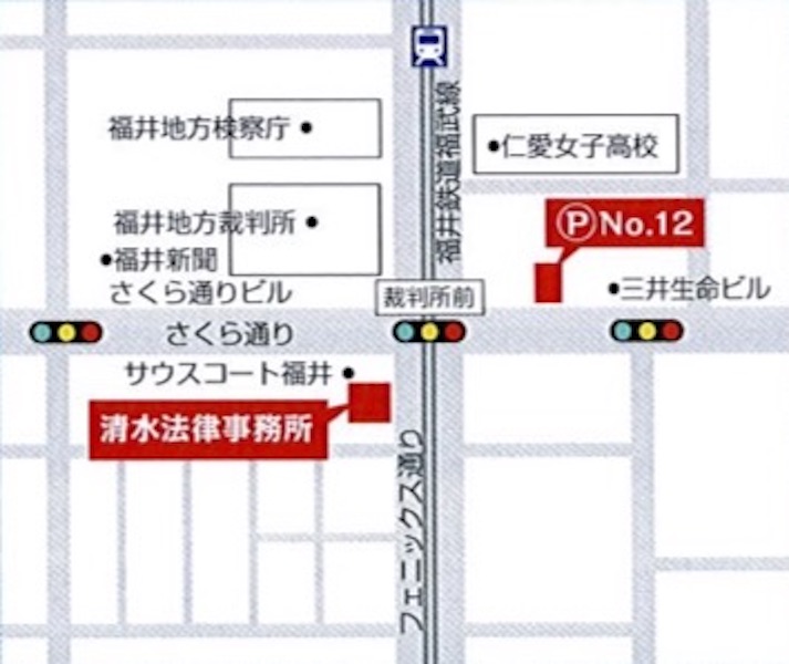 駐車場の地図
